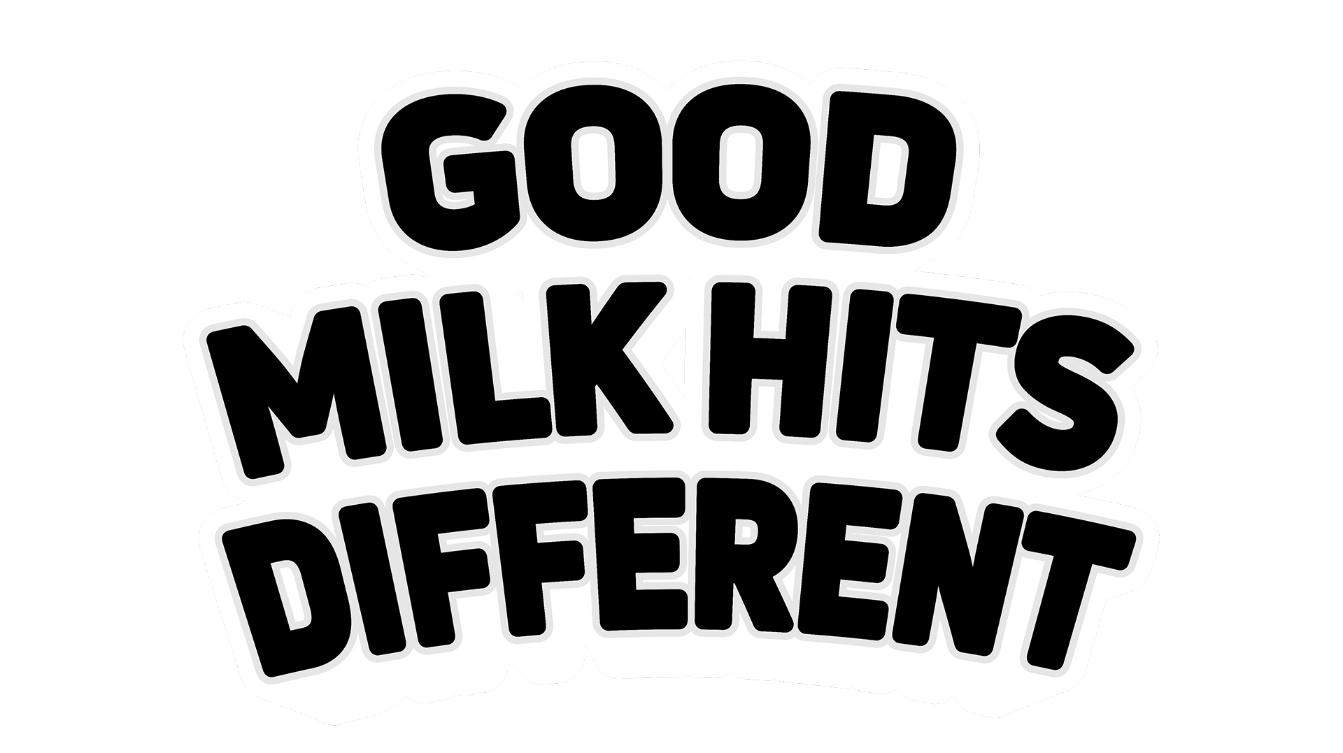 Good Milk Hits Different